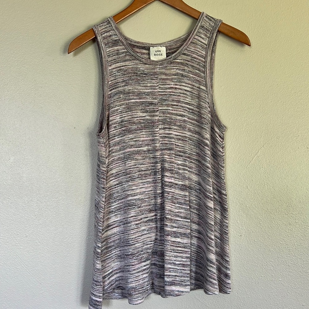 Longer wavy tank top